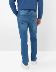 Jeans CADIZ Straight Leg - 26-MID BLUE USED - Blau