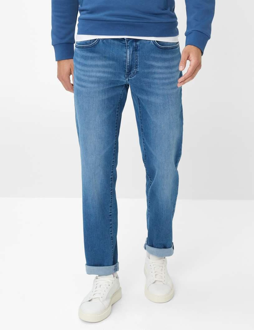 Jeans CADIZ Straight Leg - 26-MID BLUE USED - Blau