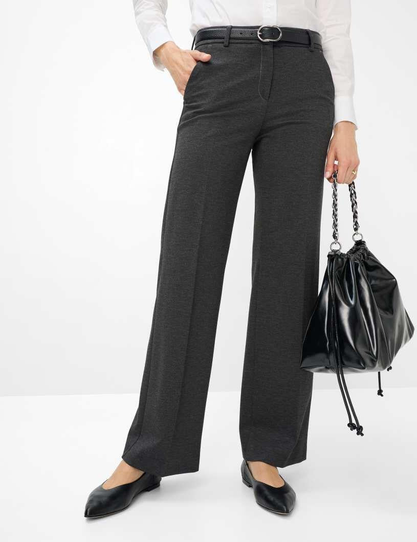 Palazzohose MAINE Wide Leg - 06-SMOKE GREY - Grau