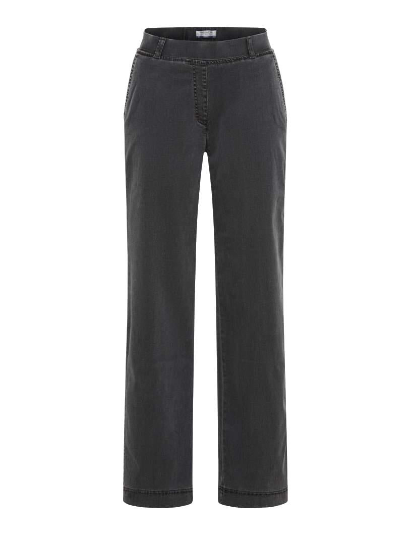Jeans Straight Leg PAM FLARED - 08-ANTHRA - Grau