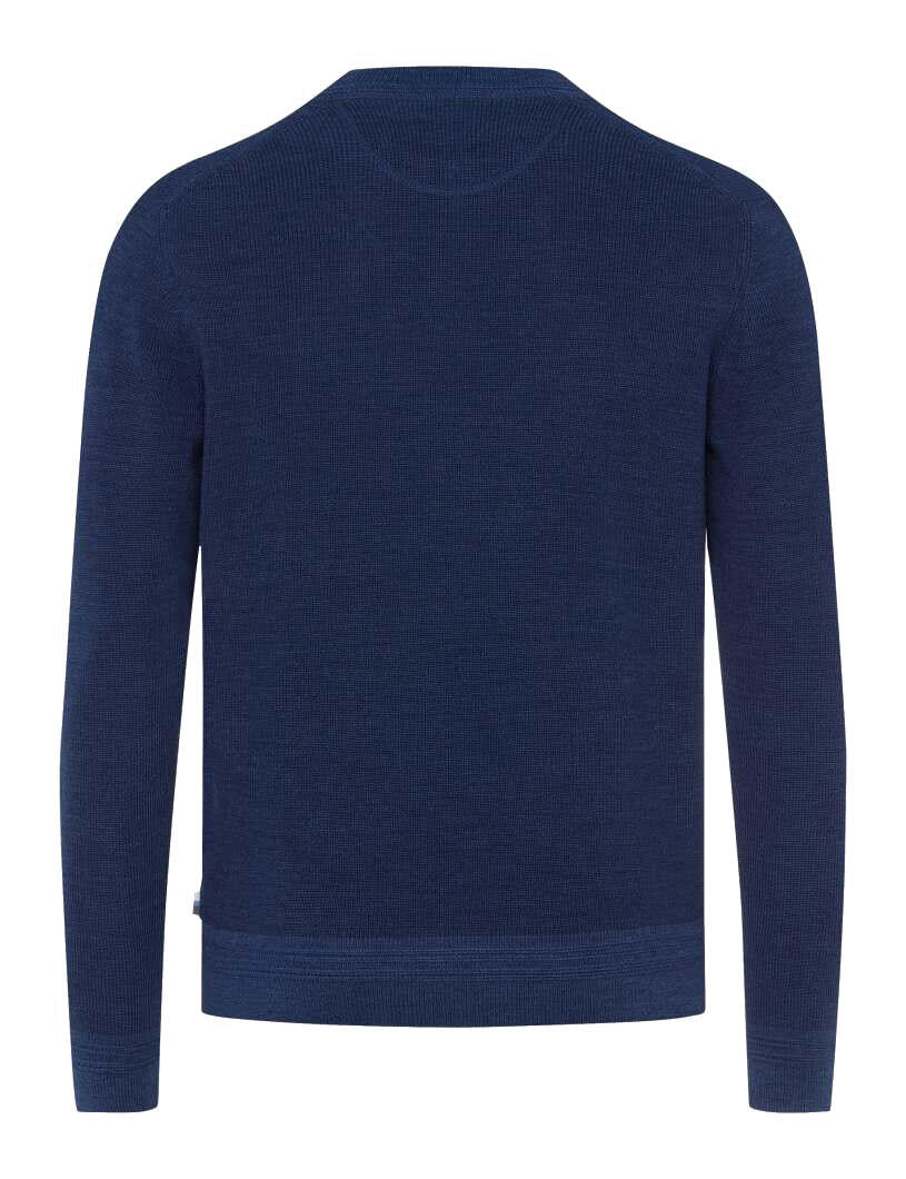 Strickpullover ROY - 25-baltic - Blau