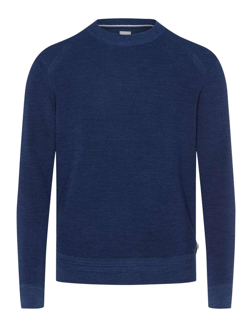 Strickpullover ROY - 25-baltic - Blau