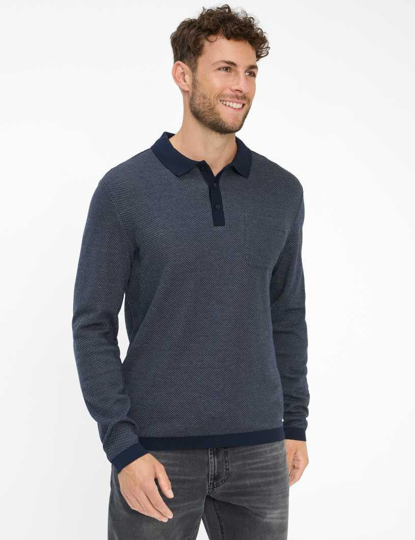 Sweatshirt PAROS aus Baumwollmix - 13-deep blue - Blau