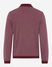 Langarm-Poloshirt PAROS aus Baumwollmix - 41-velvet - Rot
