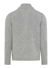 Strickjacke JAKE - 04-platin - Grau
