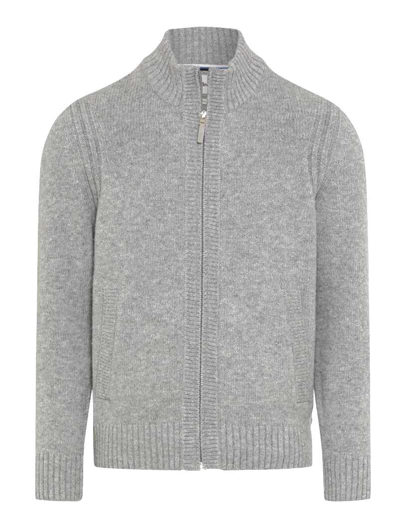 Strickjacke JAKE - 04-platin - Grau
