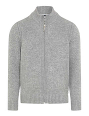 Strickjacke JAKE - 04-platin - Grau