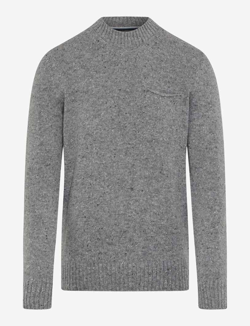 Strickpullover BUDDY - 04-platin - Grau