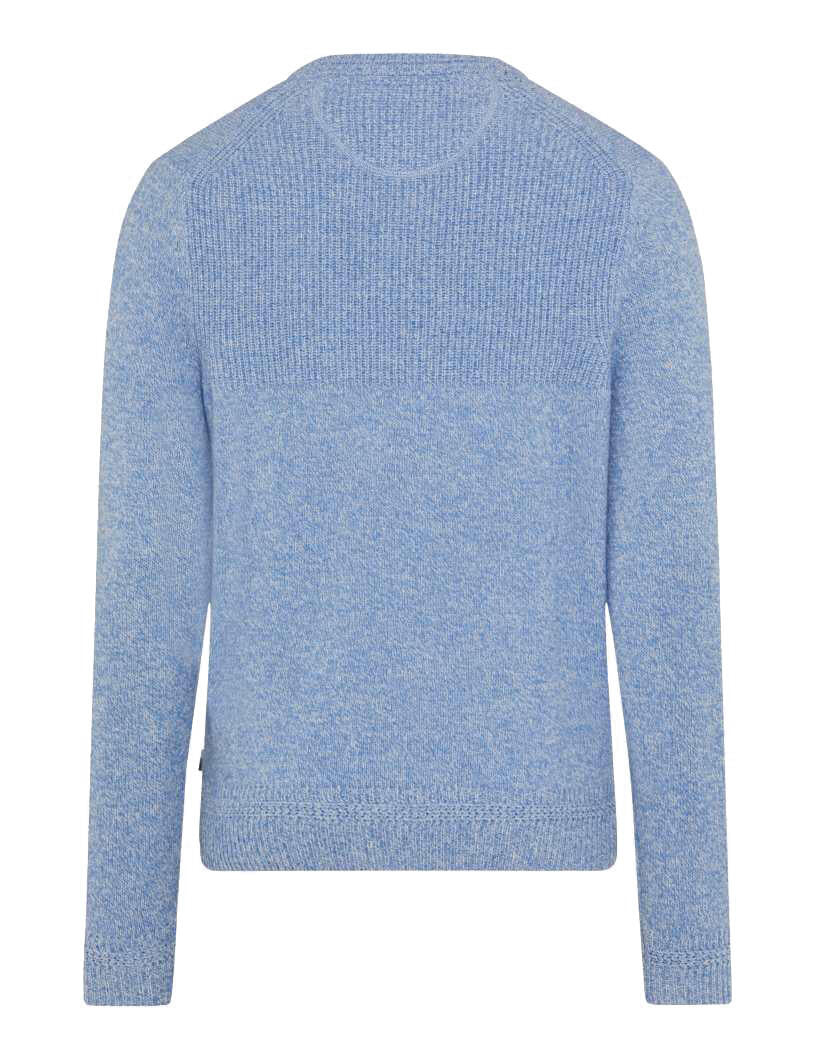 Strickpullover RICK aus Wollmix - 16-heaven - Blau