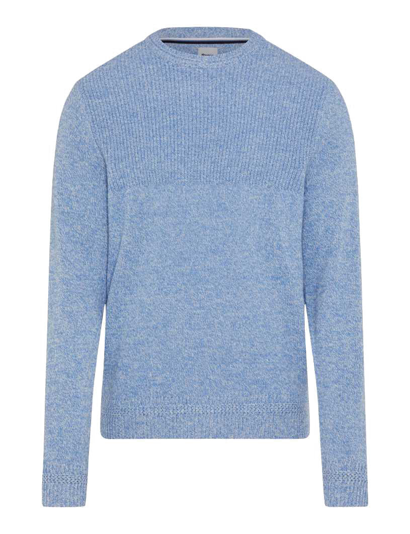 Strickpullover RICK aus Wollmix - 16-heaven - Blau