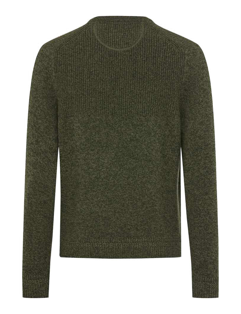 Strickpullover RICK aus Wollmix - 30-deep jungle - Grün