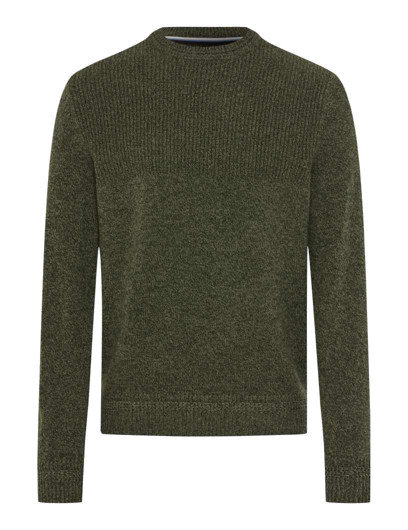 Strickpullover RICK aus Wollmix - 30-deep jungle - Grün
