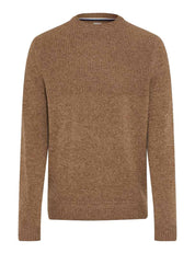Strickpullover RICK aus Wollmix - 56-ivory - Braun