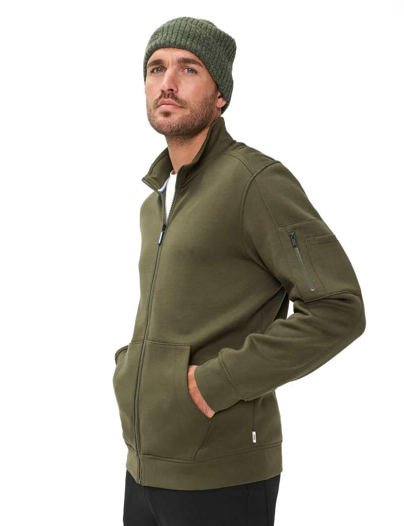 Sweatjacke - 34-olive - Khaki