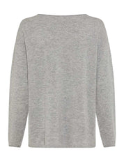 Strickpullover LIZ aus Schurwolle - 08-cozy grey - Grau