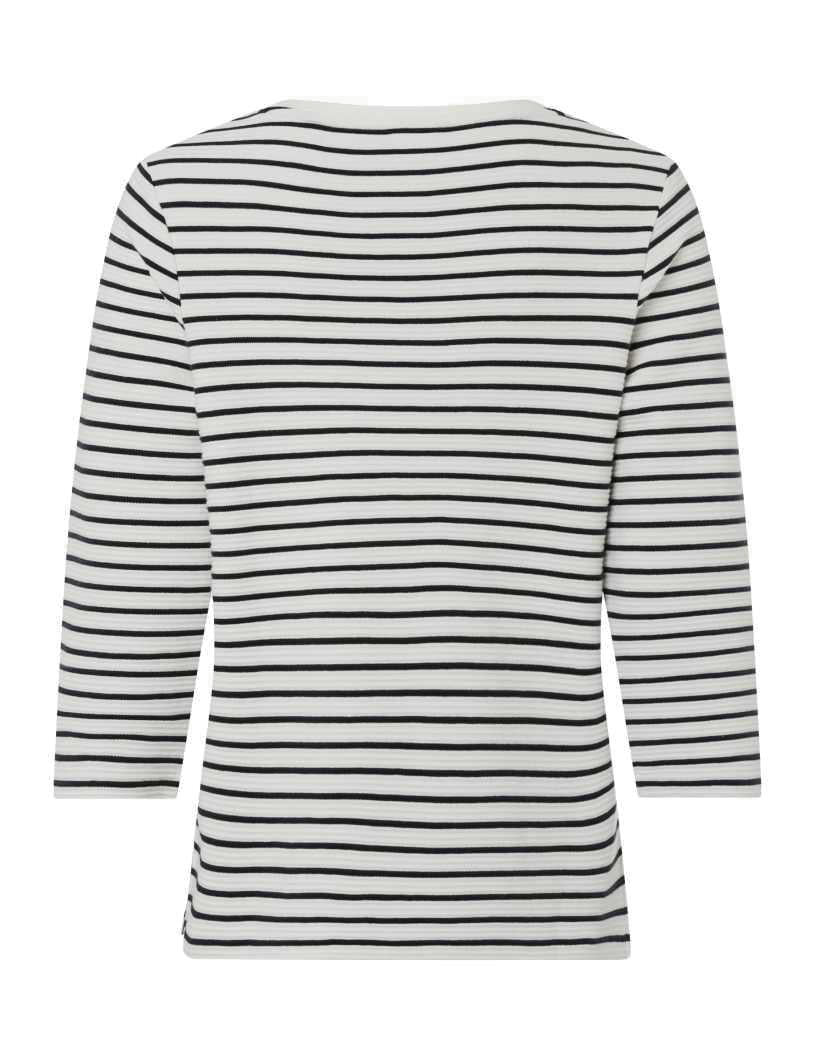 Sweatshirt BONNIE aus Baumwolle - 22-navy - Blau | Weiß
