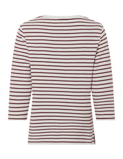 Langarmshirt BONNIE - 40-mulberry - Rot | Weiß