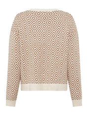 Strickpullover LIZ - 54-walnut - Beige