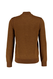 Strickjacke STEFFEN aus Baumwollmix - 54-toffee - Braun