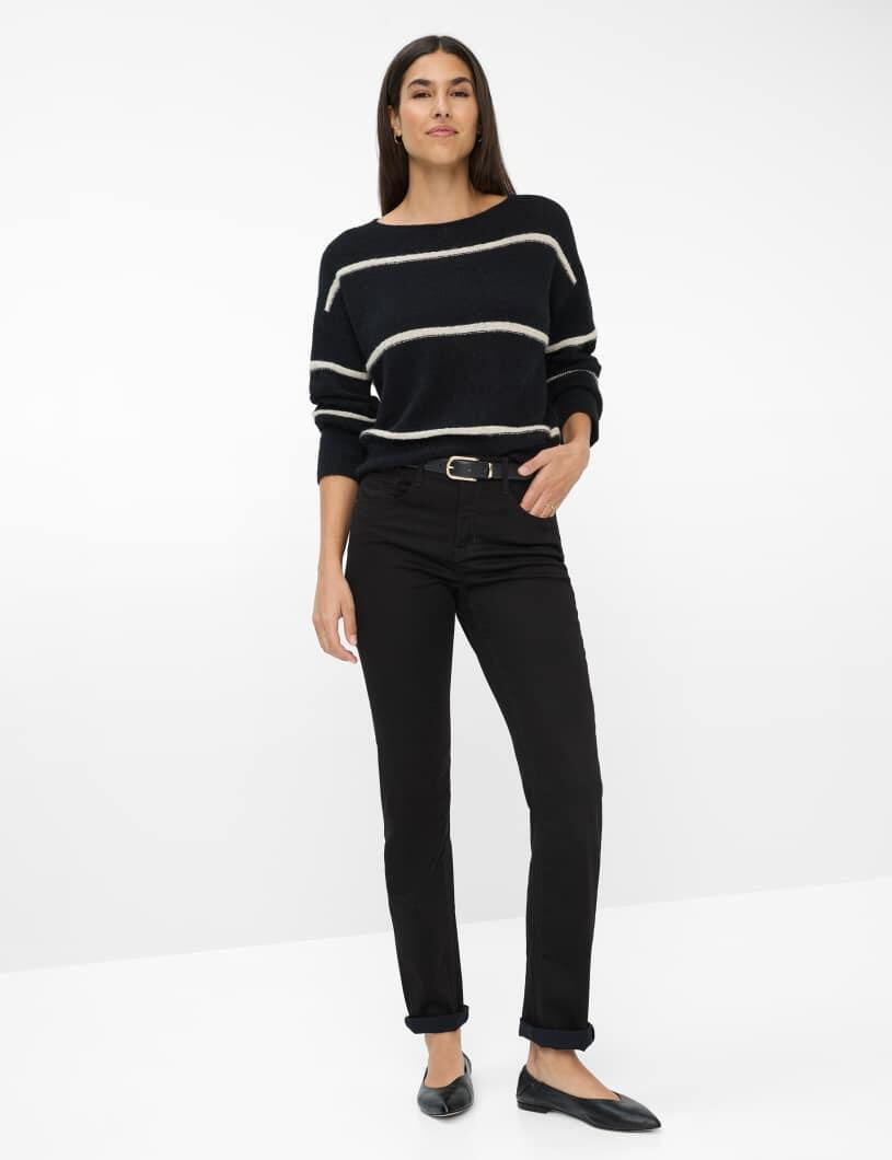 Chinohose MARY Regular Fit - 02-BLACK - Schwarz