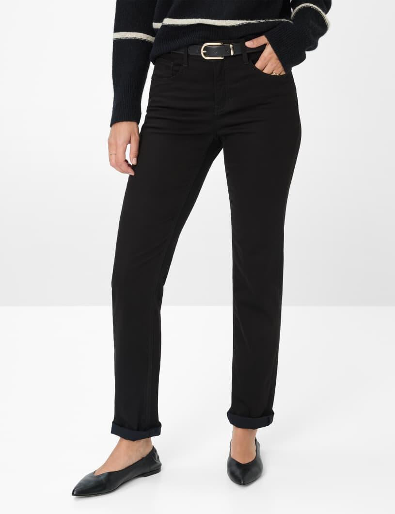 Chinohose MARY Regular Fit - 02-BLACK - Schwarz