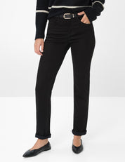 Chinohose MARY Regular Fit - 02-BLACK - Schwarz