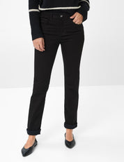 Chinohose CAROLA Feminine Fit - 02-BLACK - Schwarz