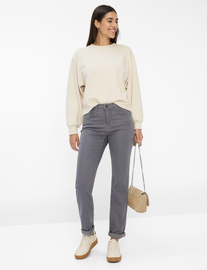 Chinohose MARY Regular Fit - 06-SMOKE GREY - Grau