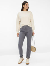 Chinohose MARY Regular Fit - 06-SMOKE GREY - Grau