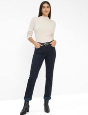 Chinohose CAROLA Feminine Fit - 22-NAVY - Blau