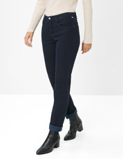 Chinohose CAROLA Feminine Fit - 22-NAVY - Blau