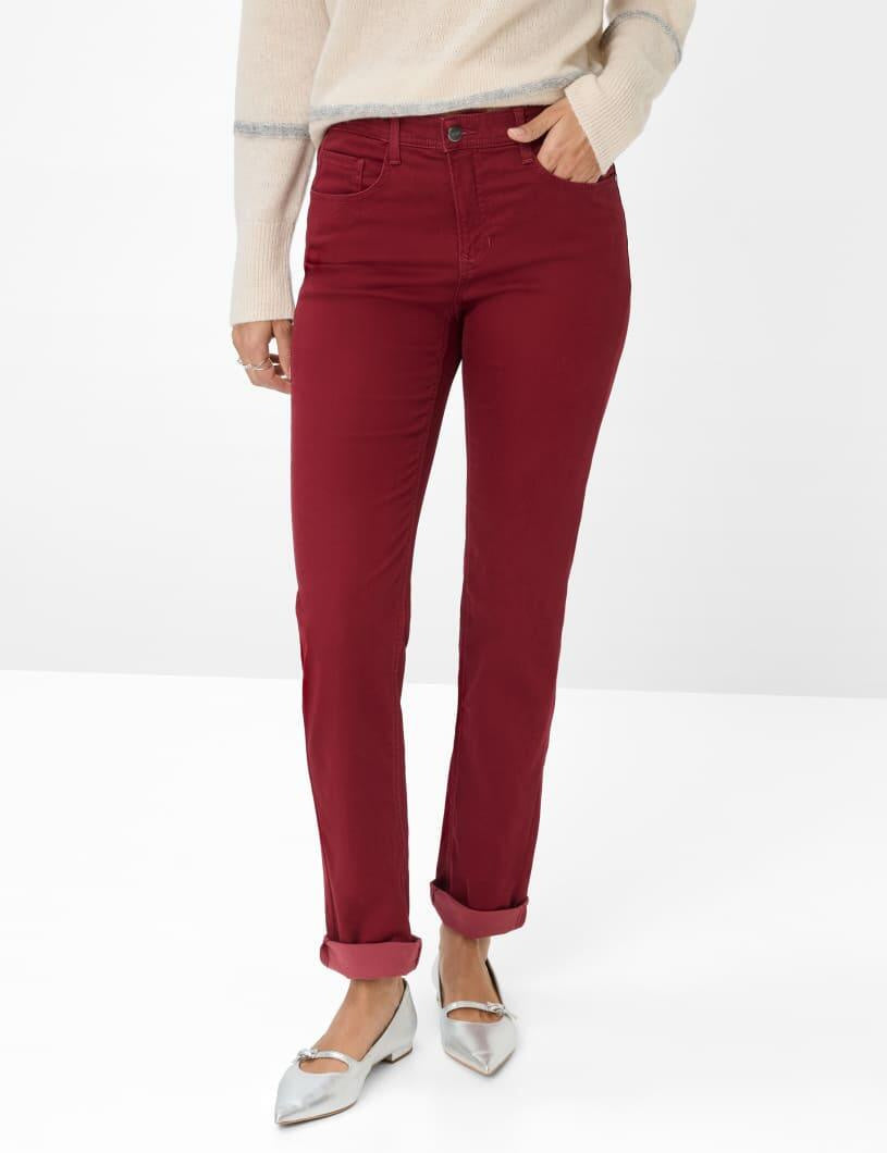 Chinohose MARY Regular Fit - 40-MULBERRY - Rot