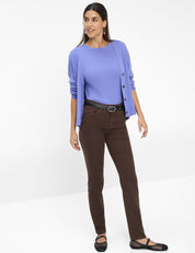 Chinohose SHAKIRA Slim Fit - 50-DARK CHOCOLATE - Braun