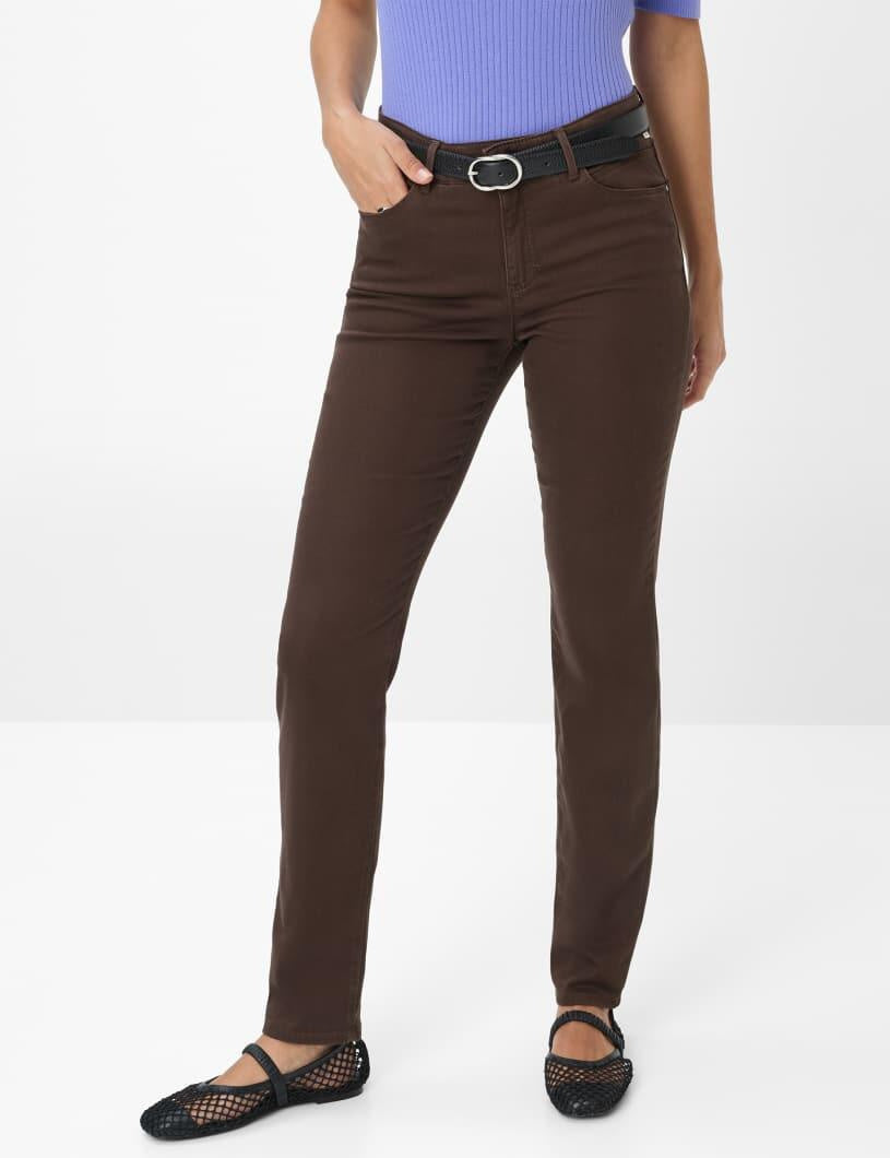 Chinohose SHAKIRA Slim Fit - 50-DARK CHOCOLATE - Braun