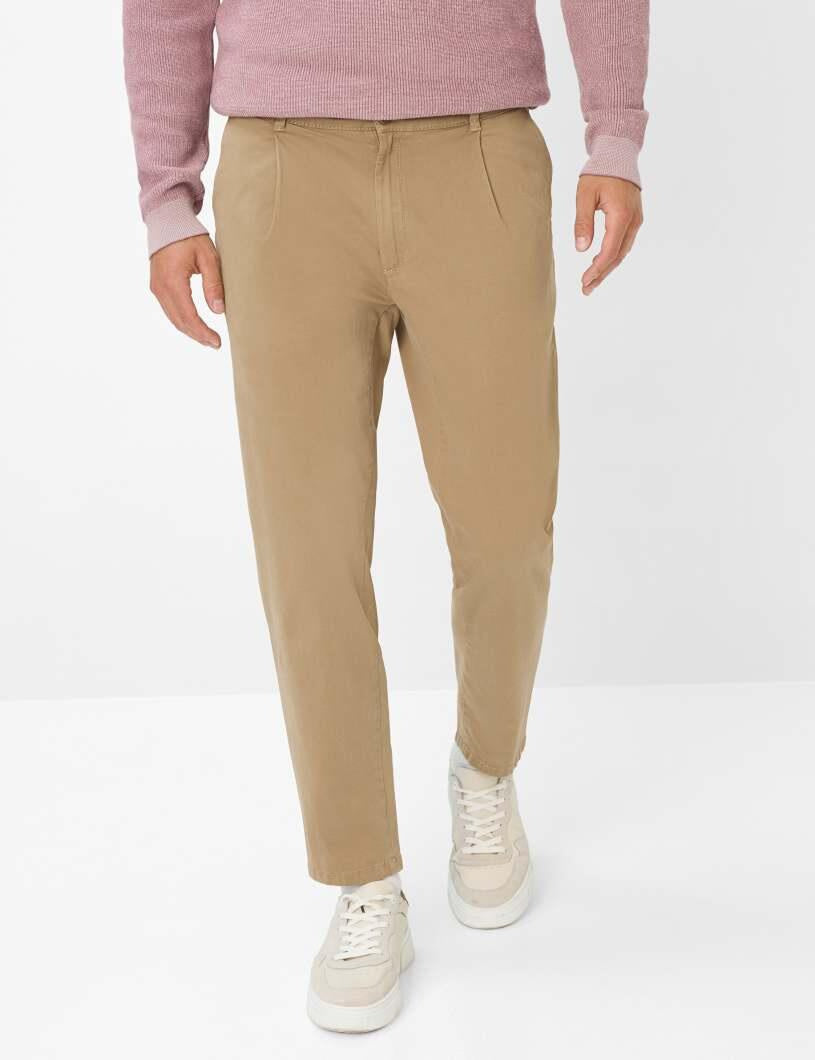 Chinohose TINO Tapered Fit - 57-CAMEL - Braun
