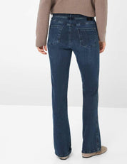 Bootcut-Jeans MARY  Regular Fit - 23-USED BLUE BLACK - Blau