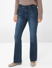 Bootcut-Jeans MARY  Regular Fit - 23-USED BLUE BLACK - Blau