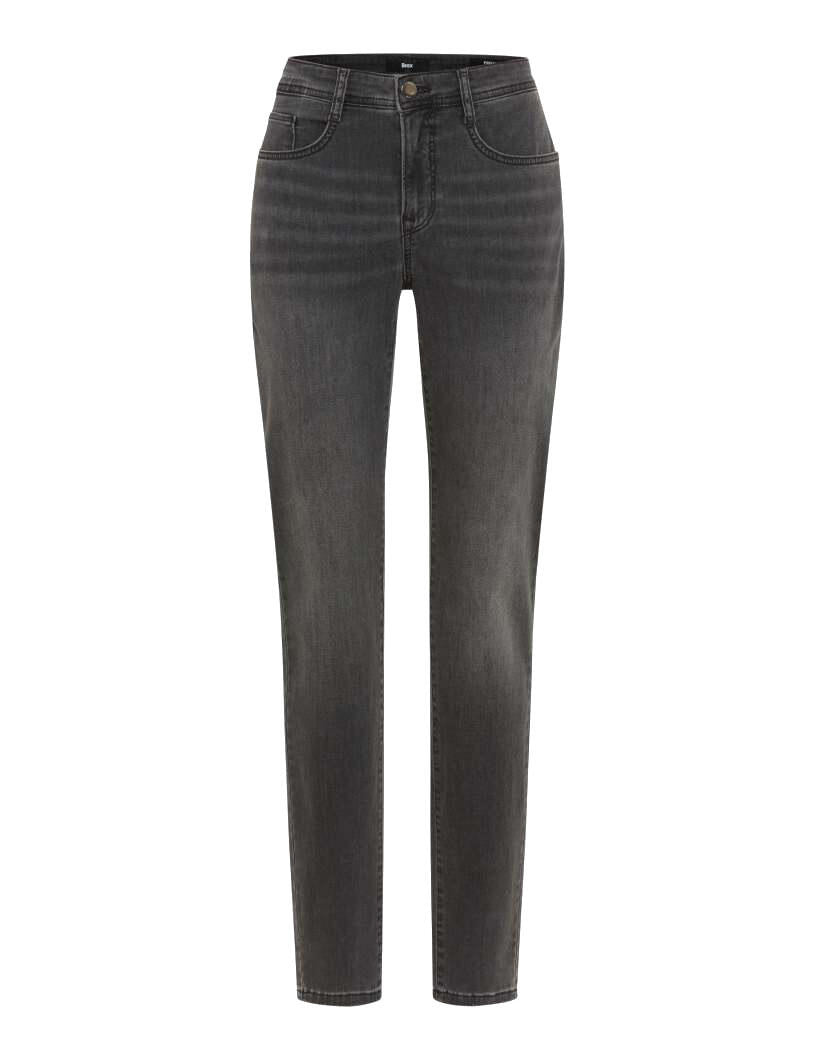 Jeans MARY Regular Fit - 05-USED DARK GREY - Grau