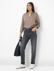 Jeans MARY Regular Fit - 05-USED DARK GREY - Grau