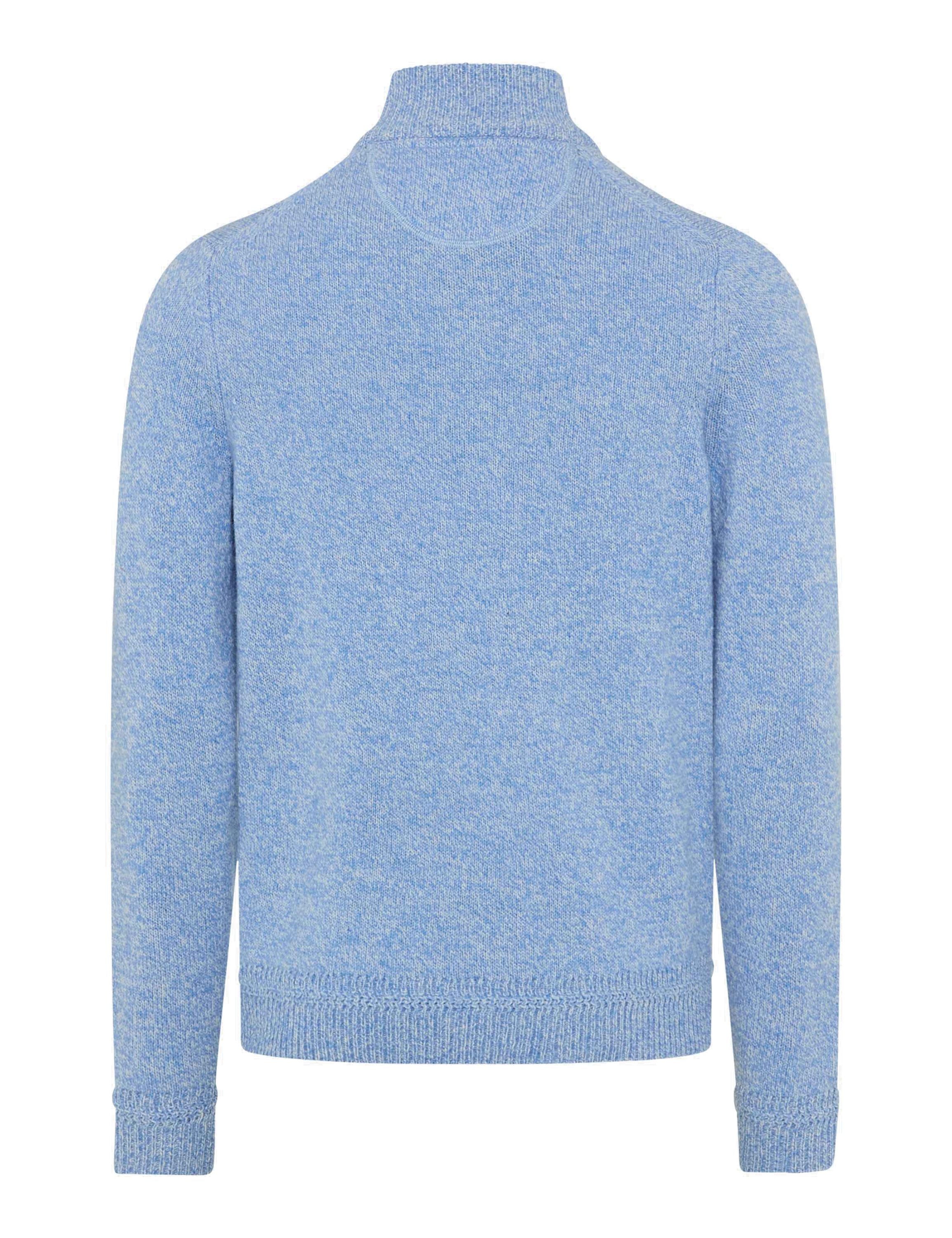 Strickpullover STEFFEN aus Wollmix - 16-heaven - Blau