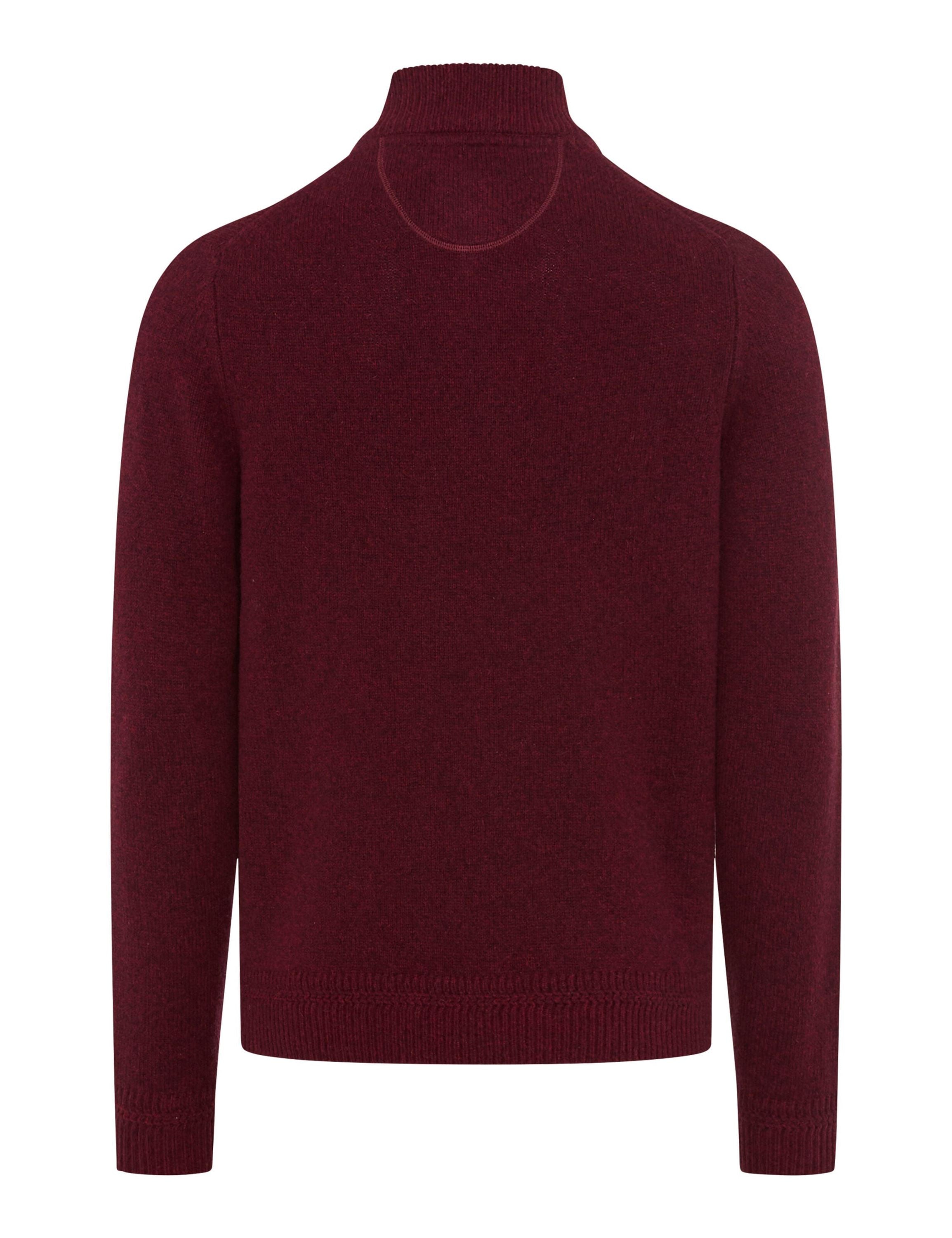 Strickpullover STEFFEN aus Wollmix - 41-velvet - Rot