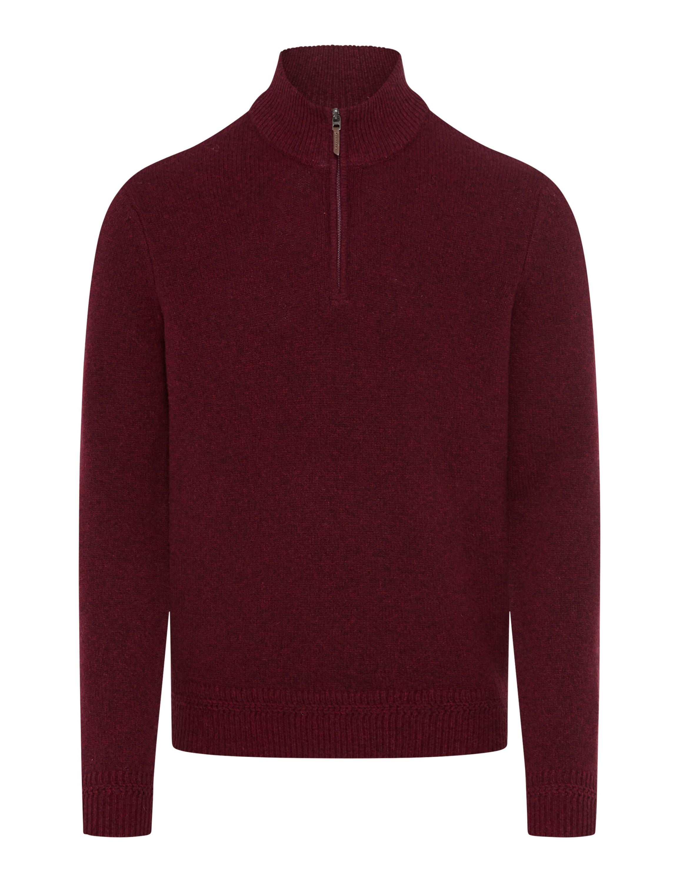 Strickpullover STEFFEN aus Wollmix - 41-velvet - Rot