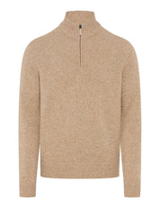 Strickpullover STEFFEN aus Wollmix - 59-light camel - Beige