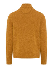 Strickpullover STEFFEN aus Wollmix - 66-safran - Gelb