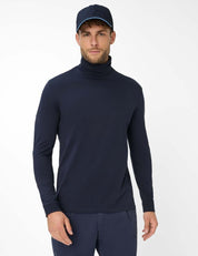 Langarmshirt BENNO aus Baumwolle - 23-navy - Blau