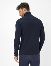 Langarmshirt BENNO aus Baumwolle - 23-navy - Blau