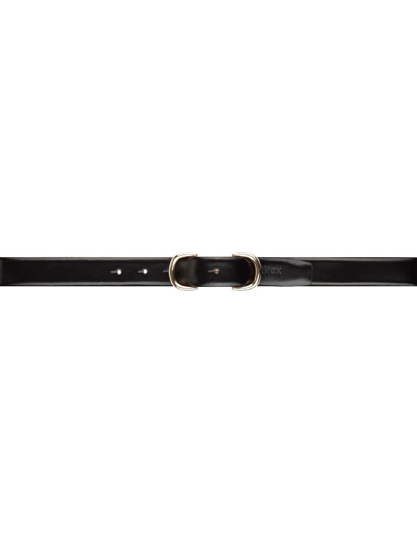 Ledergürtel - 02-black - Schwarz