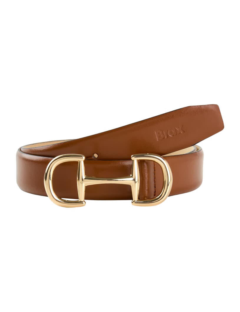 Ledergrütel - 55-cognac - Braun