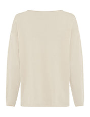 Strickpullover LIZ aus Schurwolle - 98-offwhite - Weiß