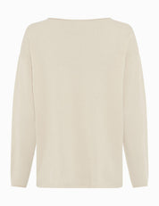 Strickpullover LIZ aus Schurwolle - 98-offwhite - Weiß